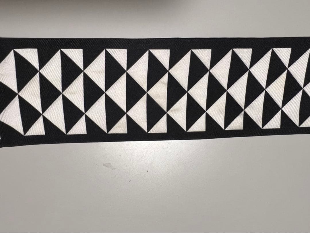 PRADA プラダ ツイルスカーフ シルク ストール リボン