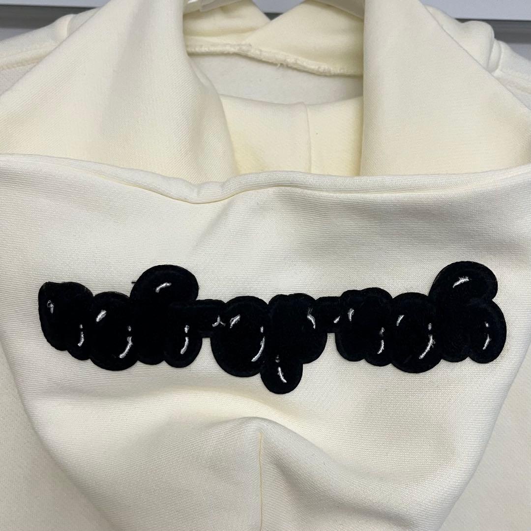 【週末値下げ9500→9000】Naptimeワッペンパーカー S アイボリー