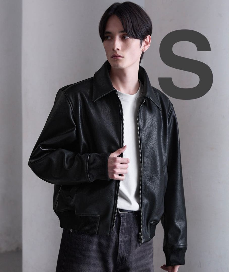 CLEL ディープテクスチャーブルゾン ブラック S CLEL】Deep Texture Blouson / ディープテクスチャーブルゾン