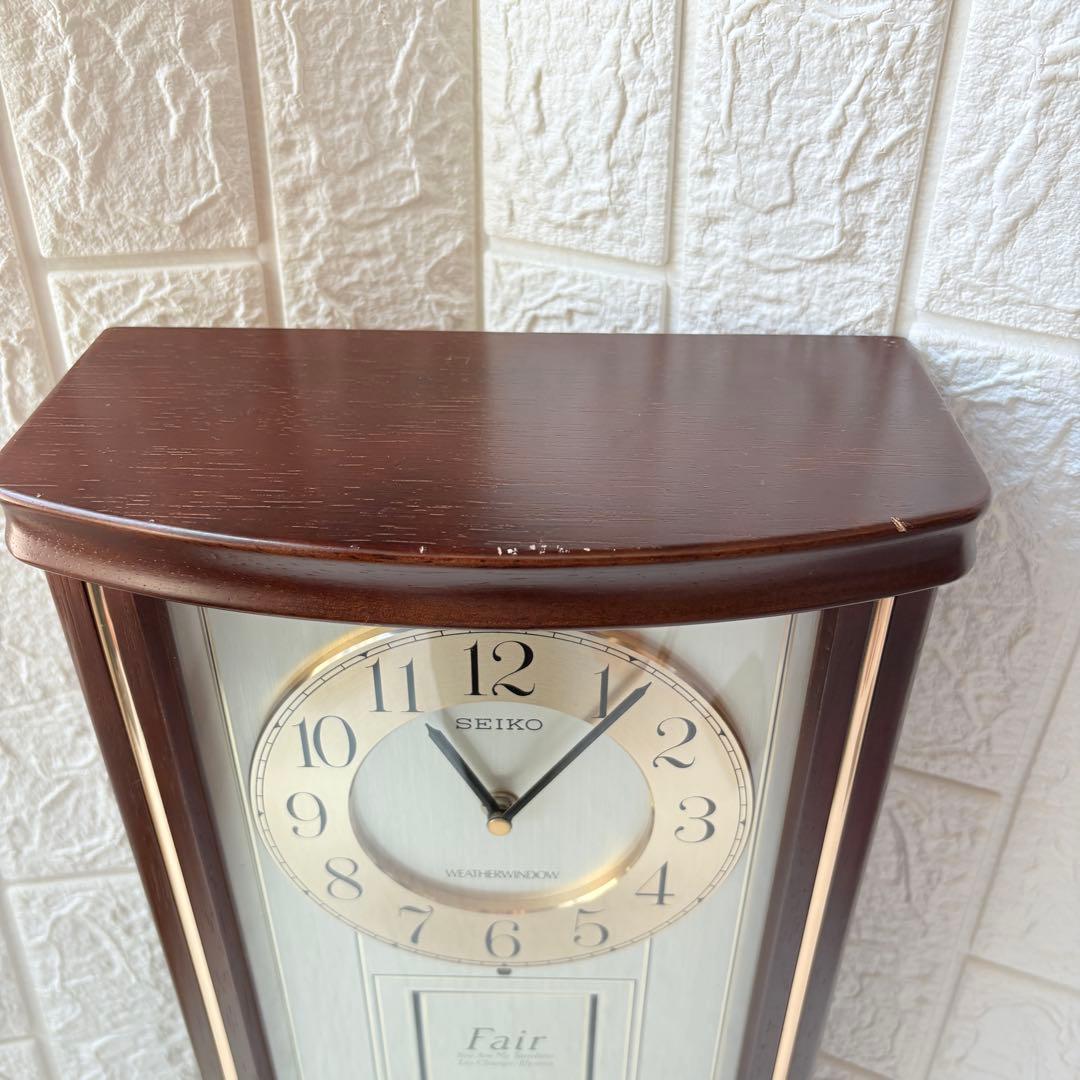 SEIKO からくり時計 天気予報 天候 RE516B ウェザーウィンドウ - メルカリ