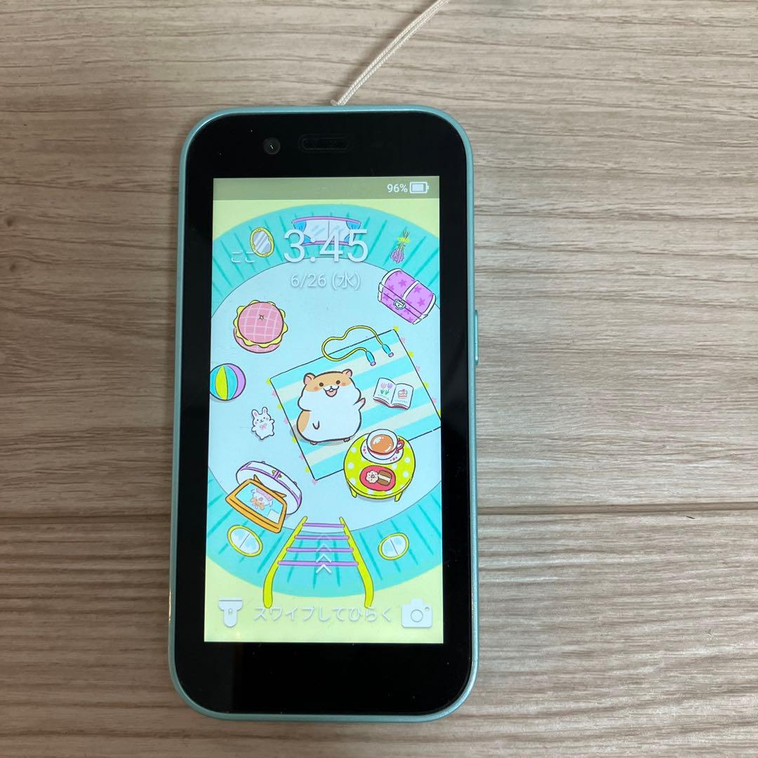 キッズフォン3 ミントグリーン 本体と付属品 - メルカリ