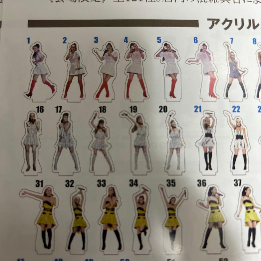 安室奈美恵 Final Space アクリルスタンド、マステ