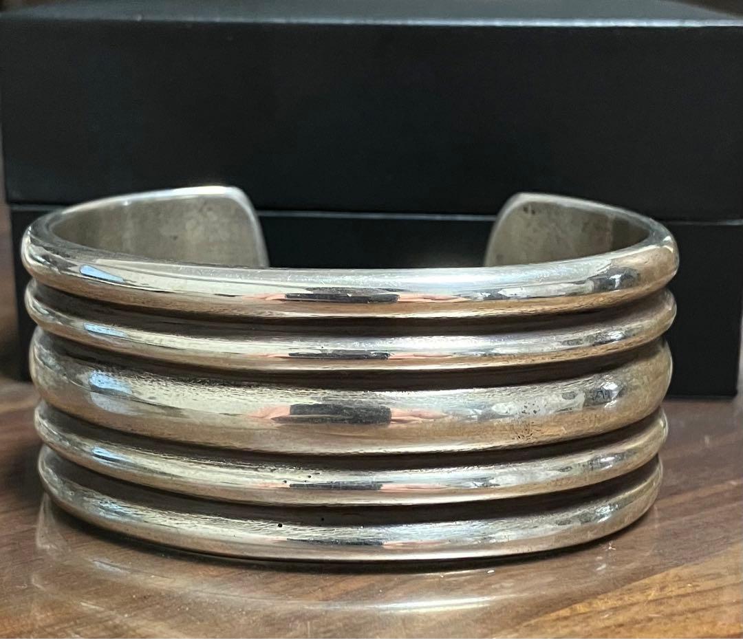 SKYSTONE TRADING スカイブルーホーク 5Rowバングル campaign/classicbanglecollection | ターコイズ・メンズシルバー