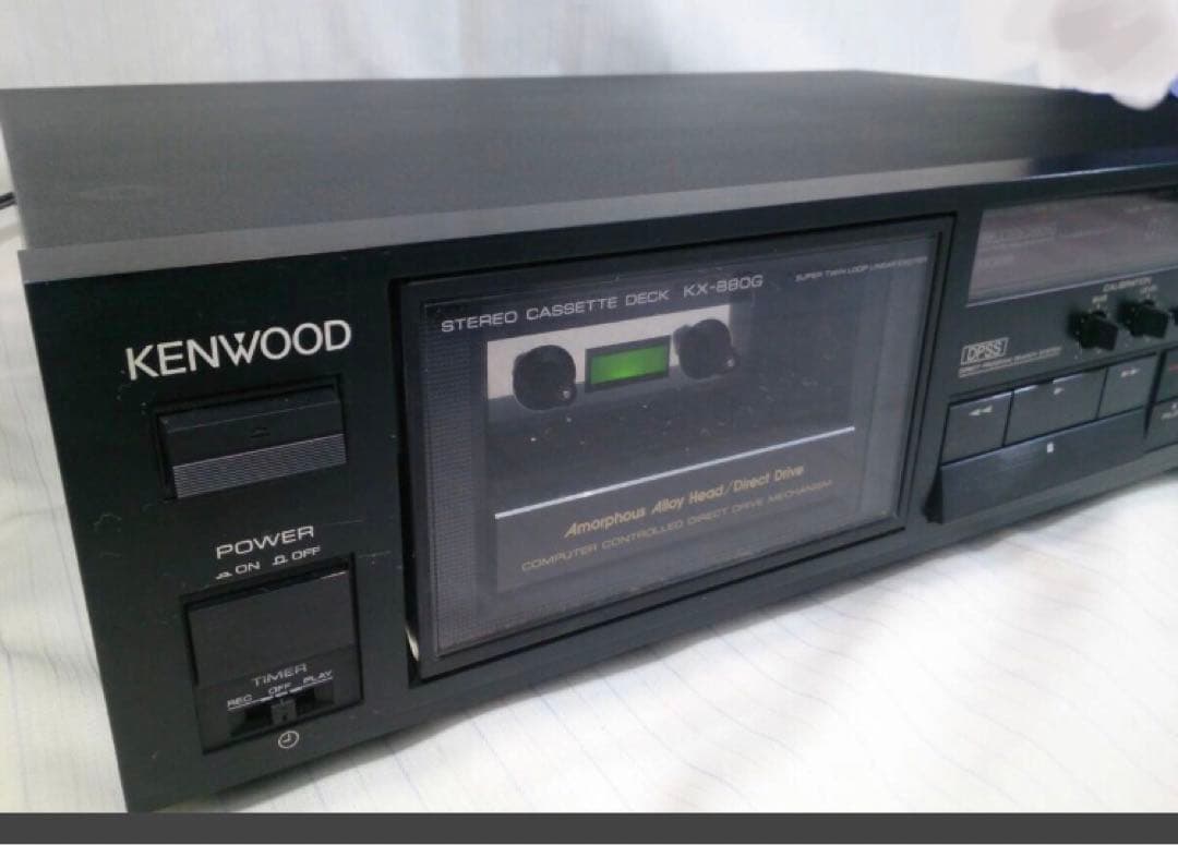 ケンウッド カセットデッキ KX-880G 動作品 現状品 - メルカリ