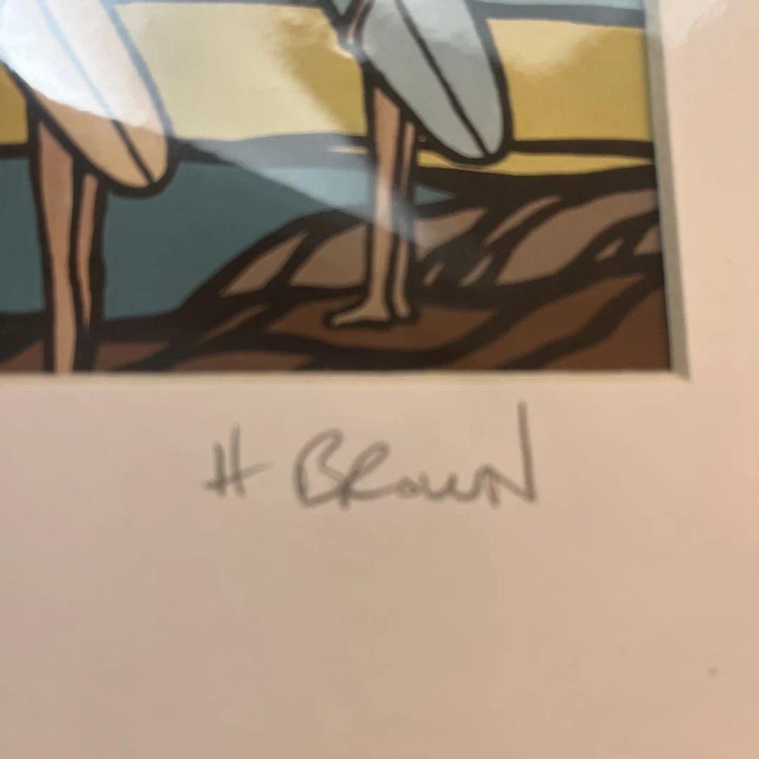 美品】ヘザーブラウンHeatherBrown“SouthPoint”絵画art - メルカリ