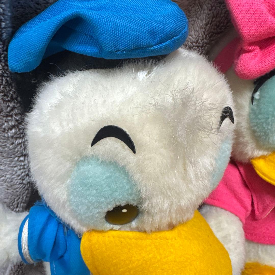 ★超貴重★ ドナルドダック　デイジーダック　昭和レトロ　ぬいぐるみ　ディズニー
