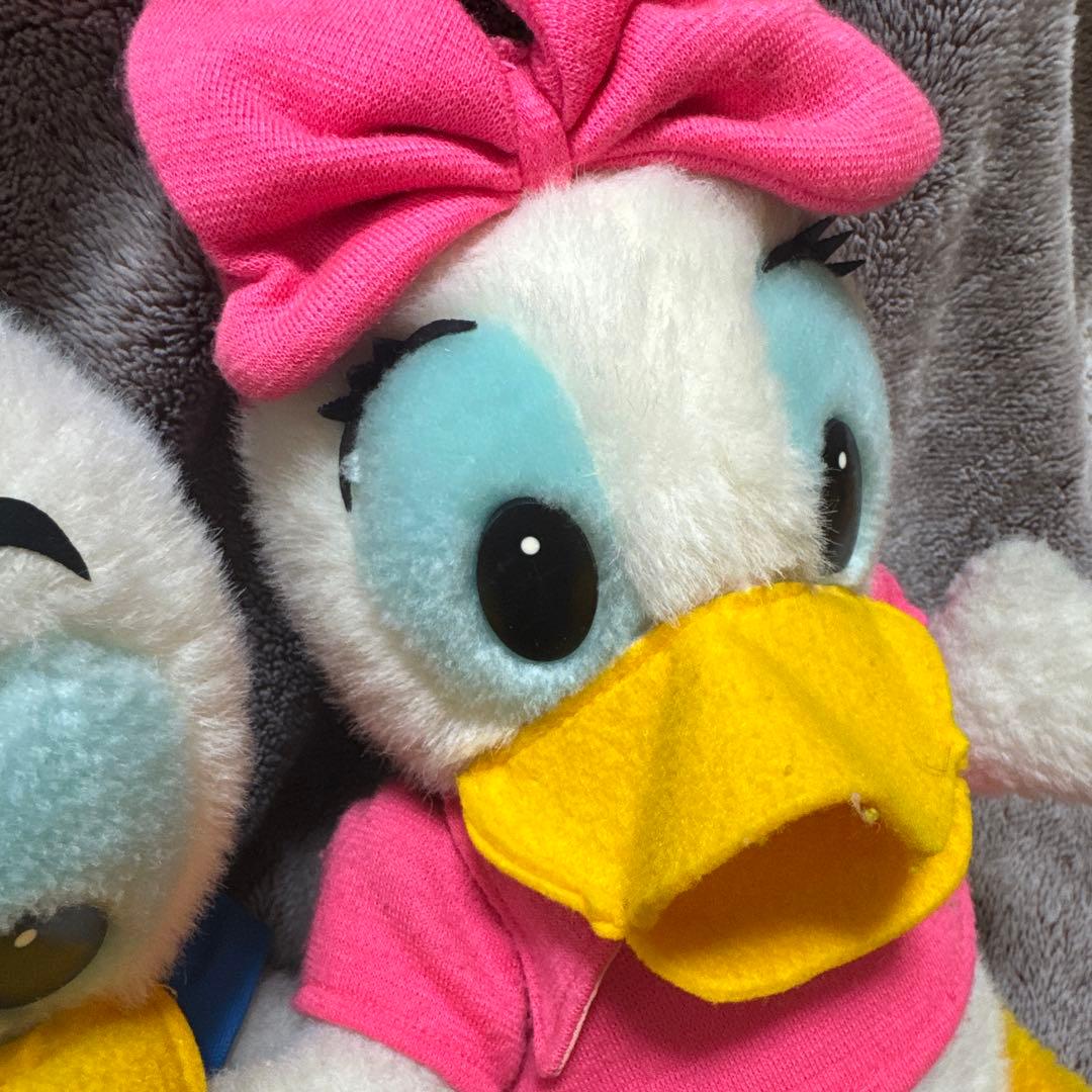 ★超貴重★ ドナルドダック　デイジーダック　昭和レトロ　ぬいぐるみ　ディズニー