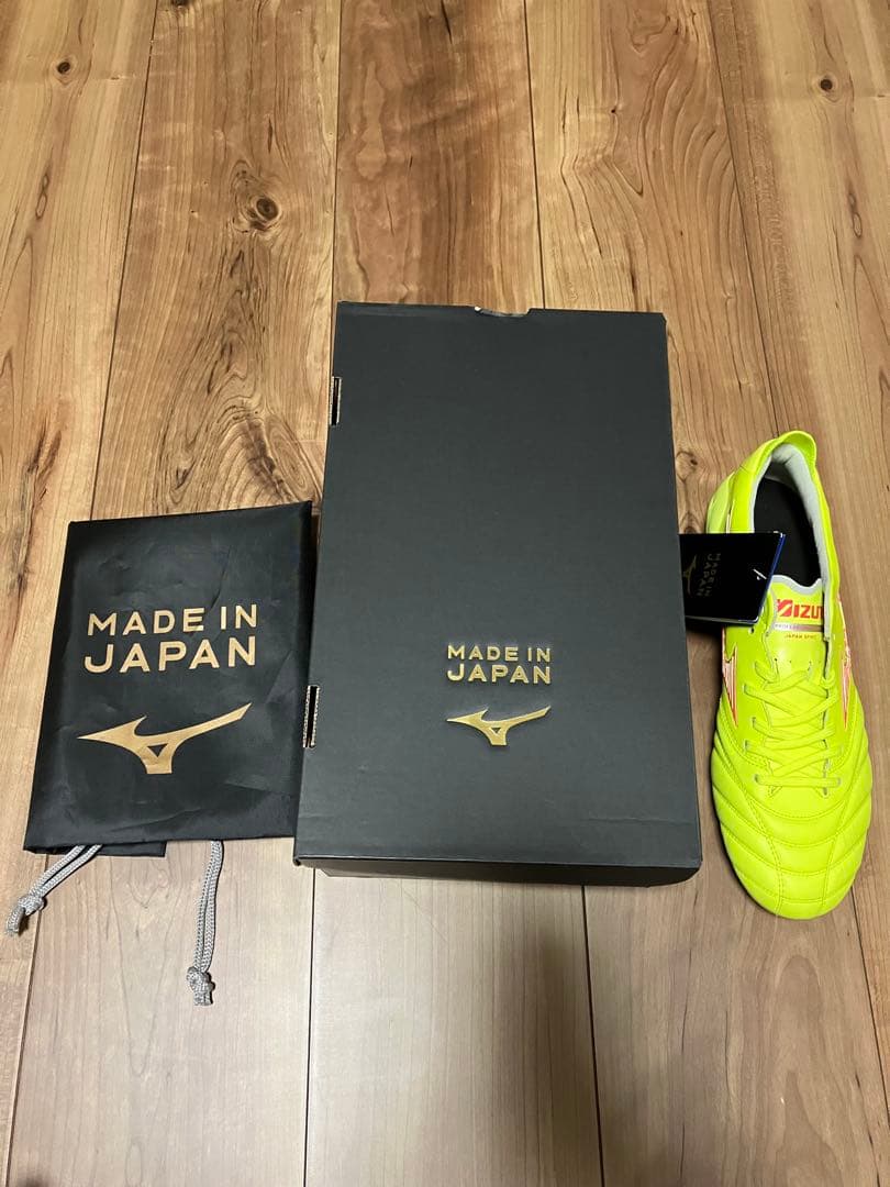 Mizuno モレリアネオ4 25.5cm イエロー　ミズノ　新品未使用