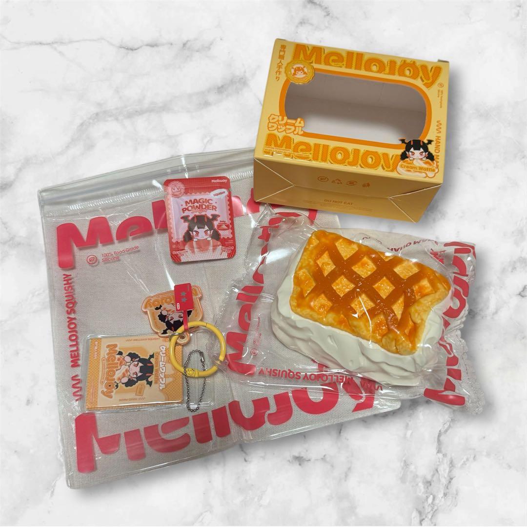 メロジョイ mellojoy ワッフル 新タイプ 四角 スクエア スクイーズ
