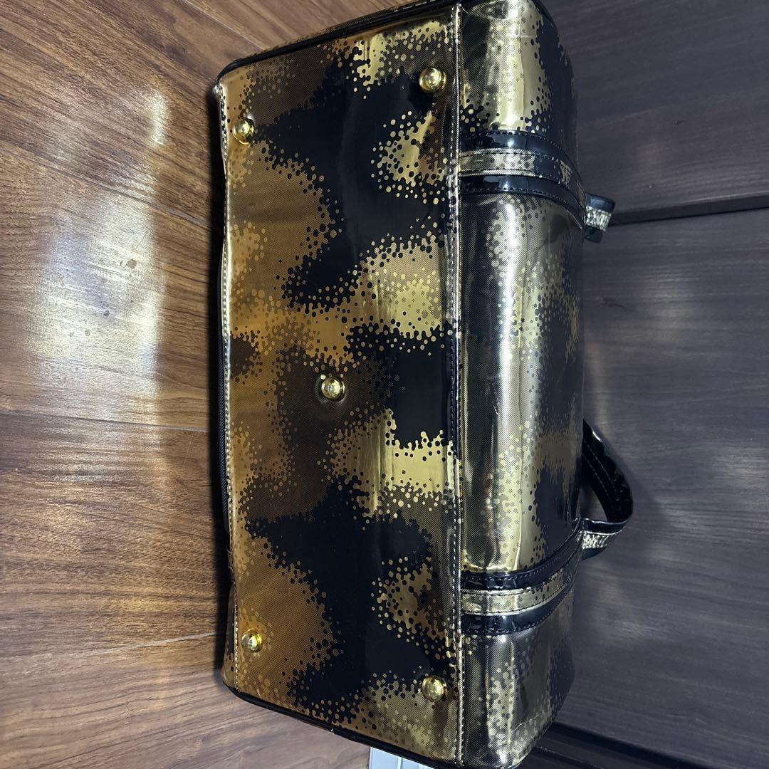 ほぼ未使用】MARK & LONA ボストンバッグ ゴールド - メルカリ