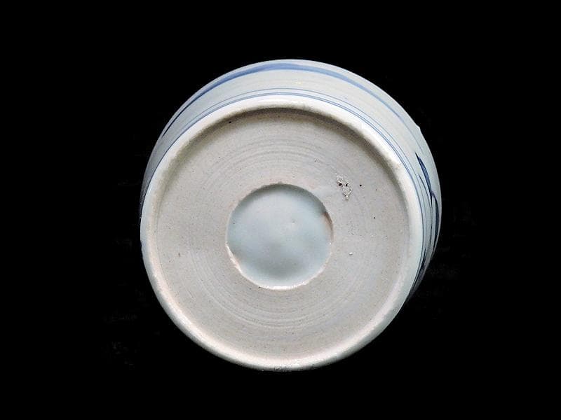 古伊万里 染付 笹に牡丹の図 蕎麦猪口 A899AS-CDg - メルカリ