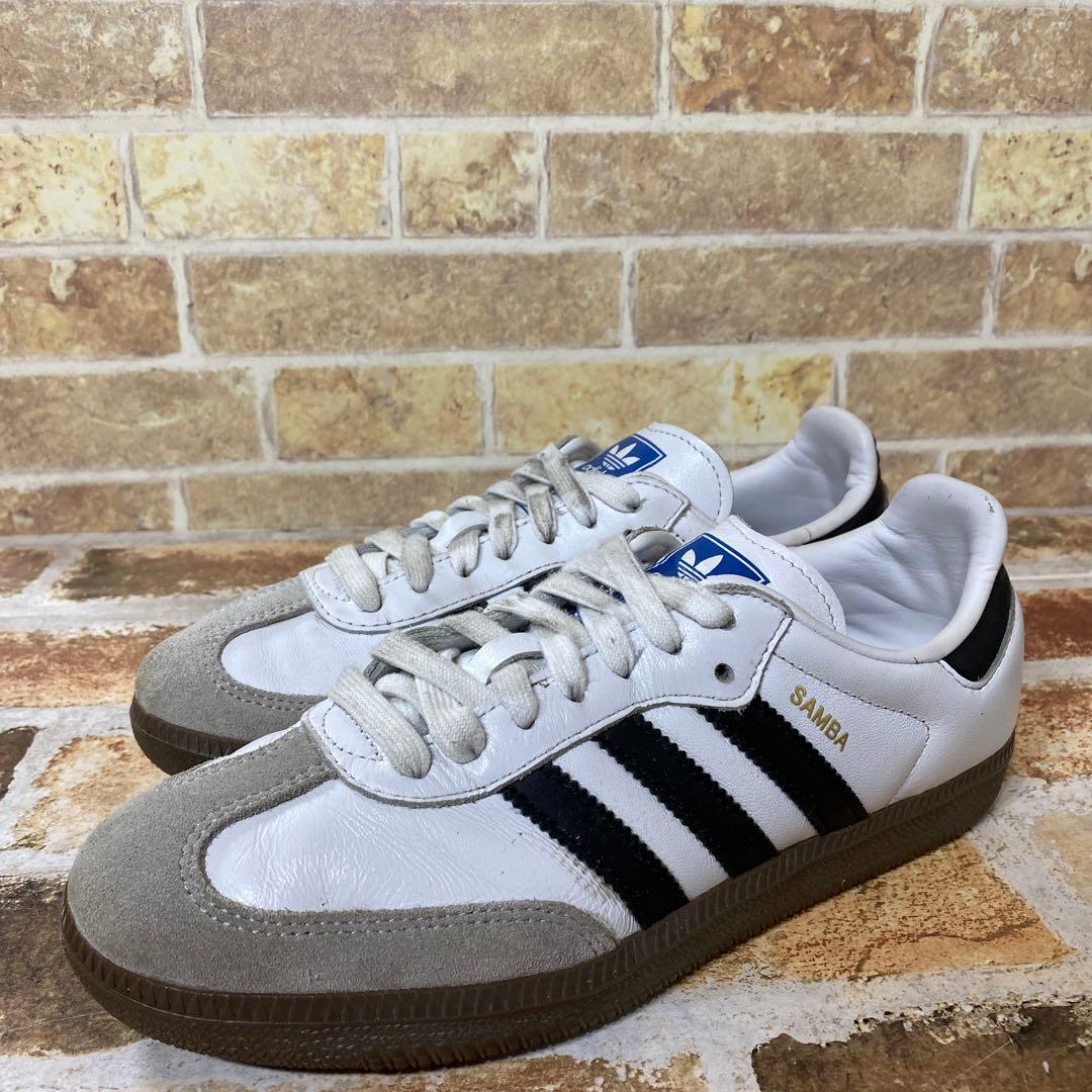 adidas Samba ホワイト/ブラック/ 23.5㎝ - メルカリ