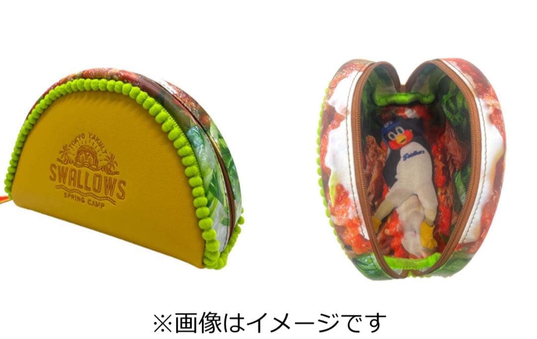 沖縄浦添2025キャンプ限定 つば九郎 タコスポーチ ヤクルトスワローズ
