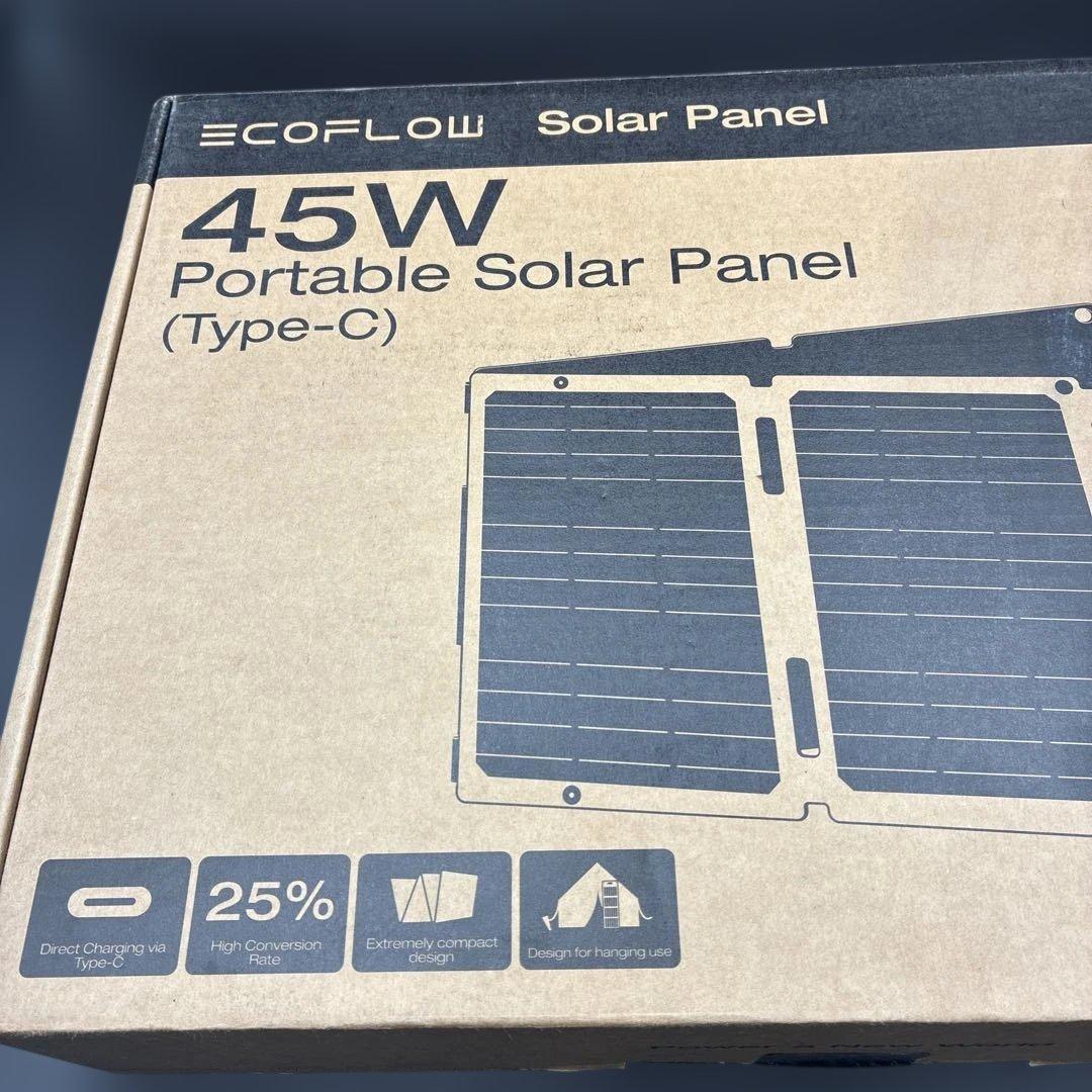 EcoFlow 45Wソーラーパネル（Type-c） - メルカリ