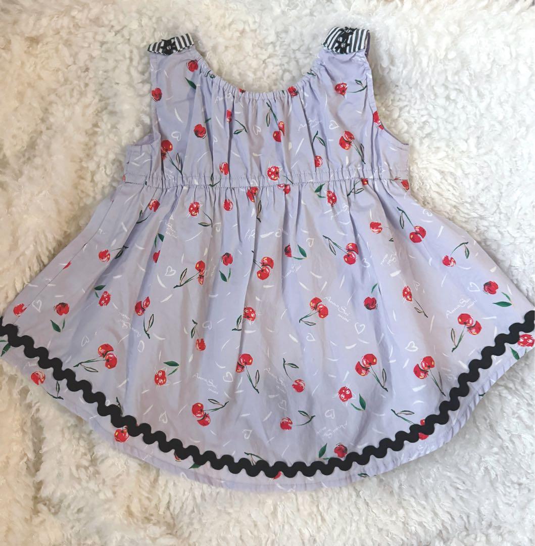 美品】ANNA SUI mini さくらんぼ柄チュニック Sサイズ - メルカリ