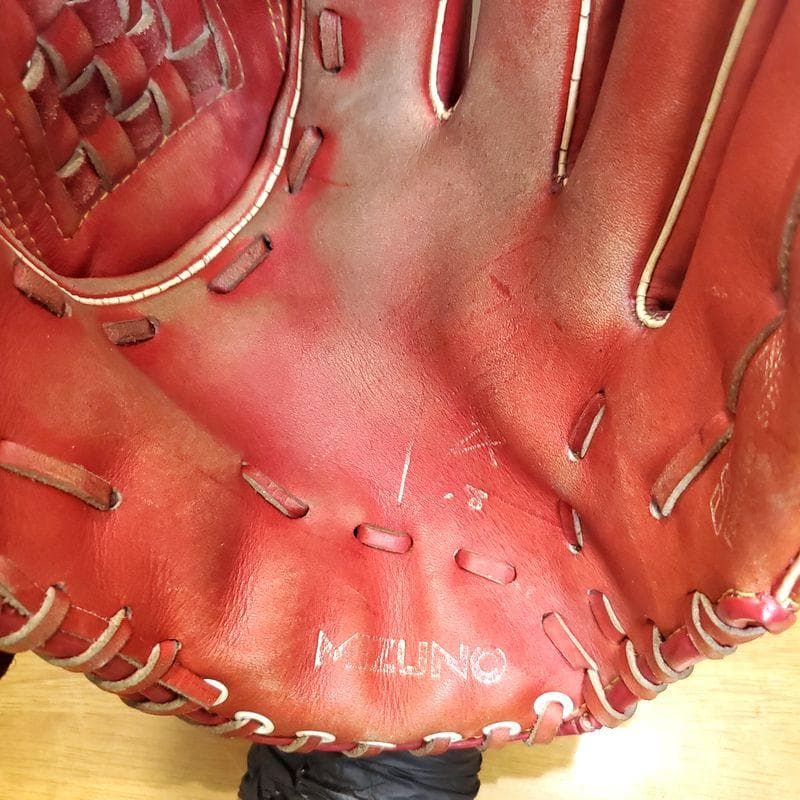 ミズノ 堀内恒夫モデル サイン刻印 ビンテージグラブ 投手用 軟式