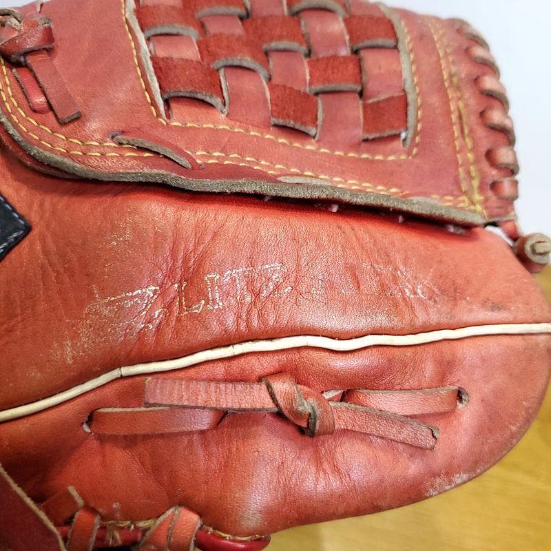 ミズノ 堀内恒夫モデル サイン刻印 ビンテージグラブ 投手用 軟式