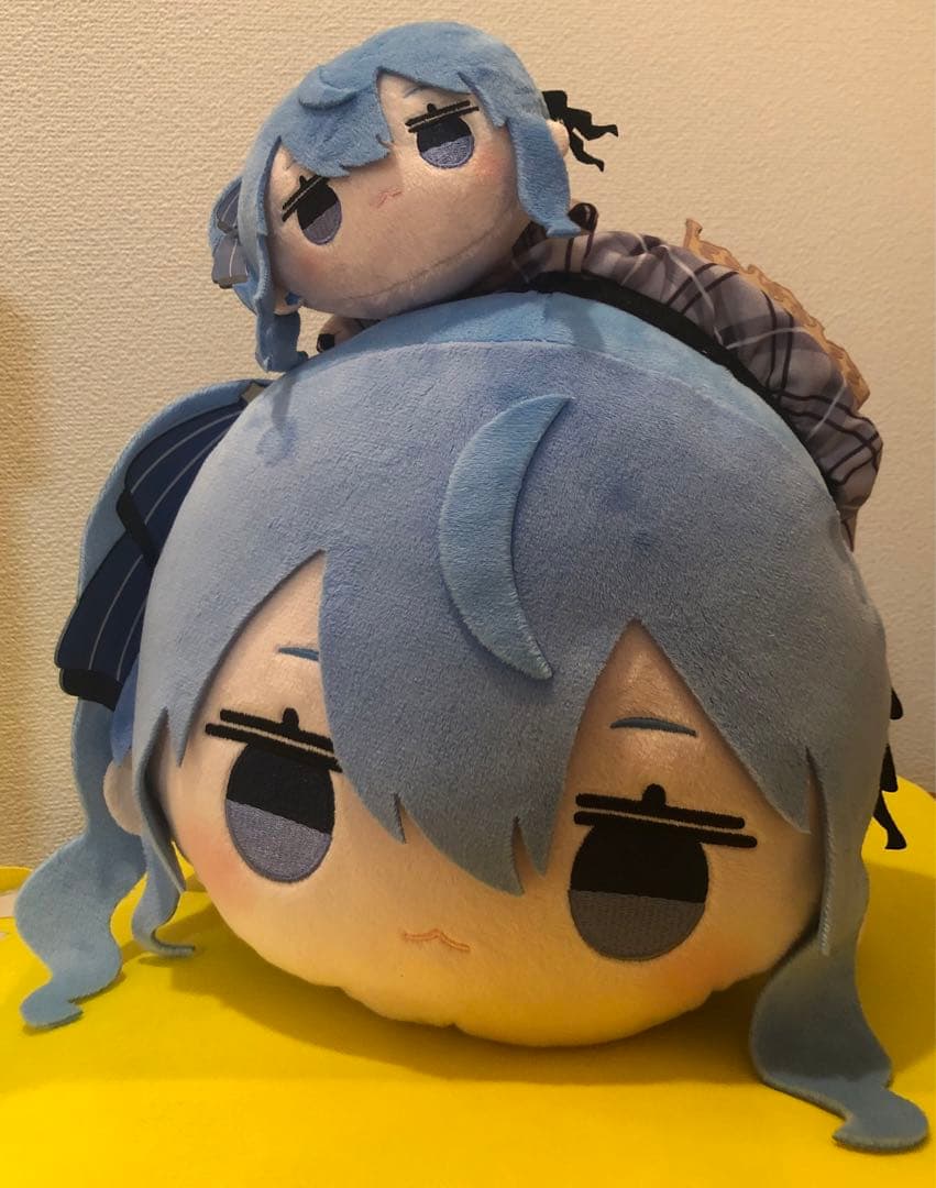 ホロライブ 星街すいせい 寝そべりBIGぬいぐるみ ミニマスコット 2種