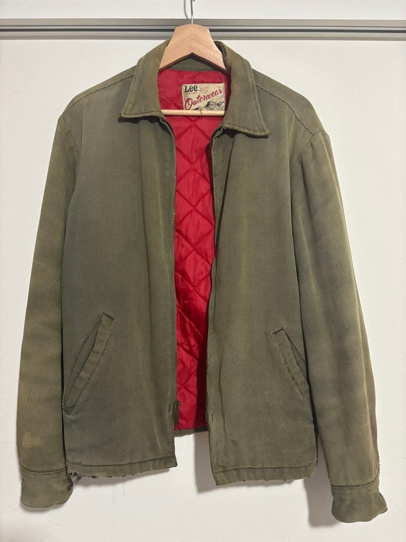 Lee 60s〜70s キルティングツイルジャケット　ヴィンテージ 古着 70年代 リー Lee Outerwear キルティングジャケット パファー