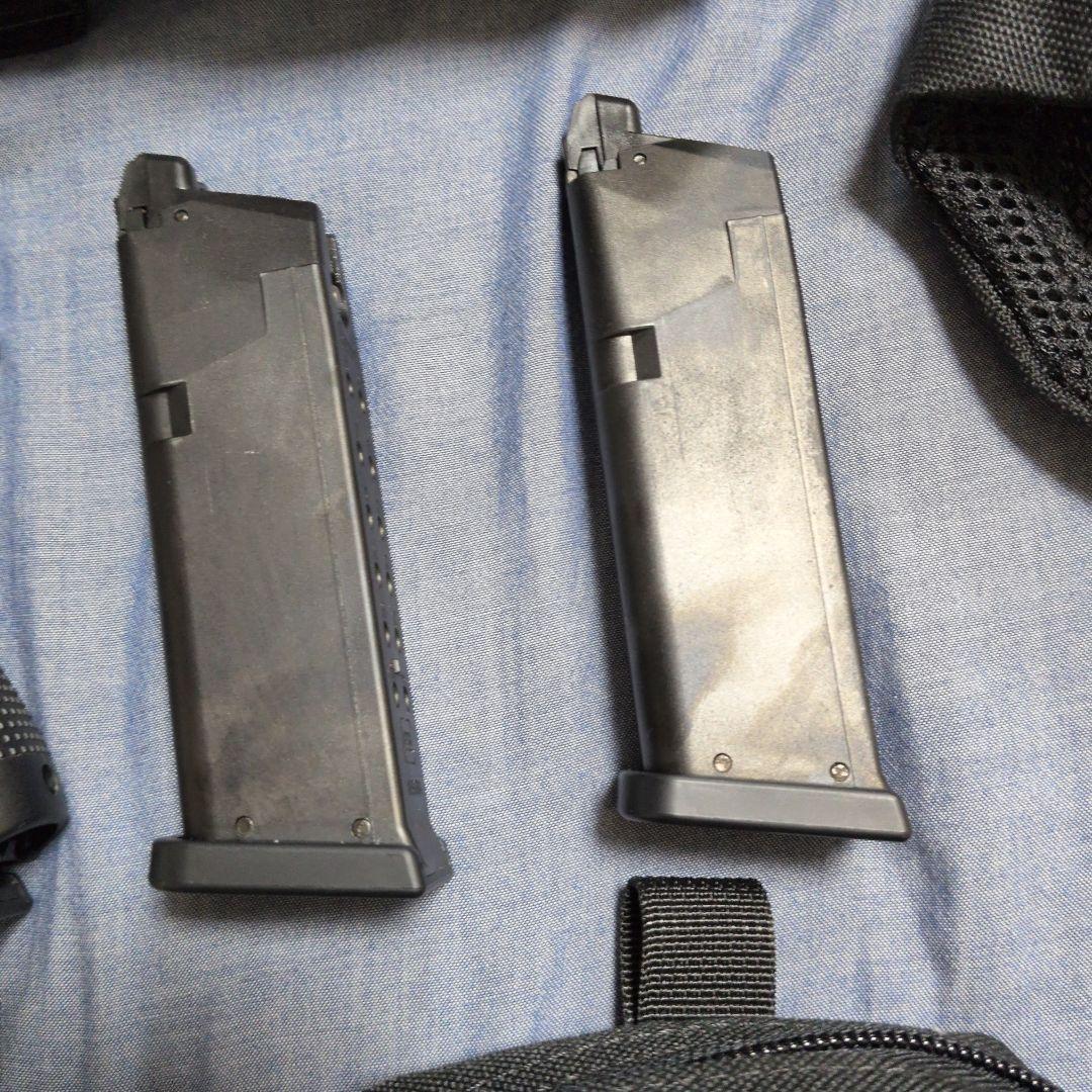 サバゲーガスガンセット GLOCK19Gen.4、マガジン、保護グラス等々