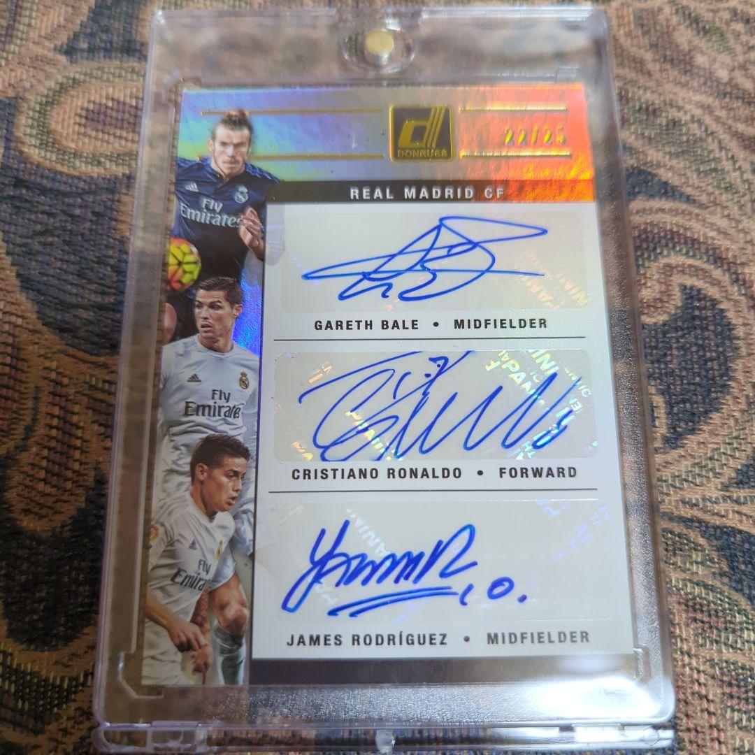 ロナウド・ベイル・ハメス 直筆 サインカード panini topps - メルカリ