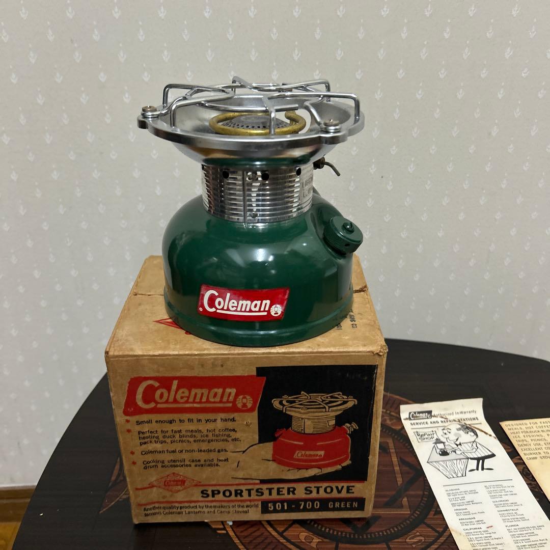 コールマン501シングルバーナー1961年11月製 1962-05 Coleman 501│ファミリーキャンプのちソロキャンプ