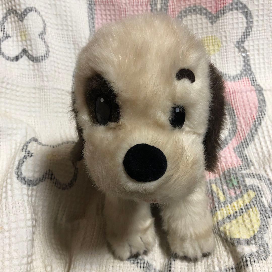 昭和レトロ　ヴィンテージ ファースト　ホリプロ　ワンダブル　犬　ぬいぐるみ