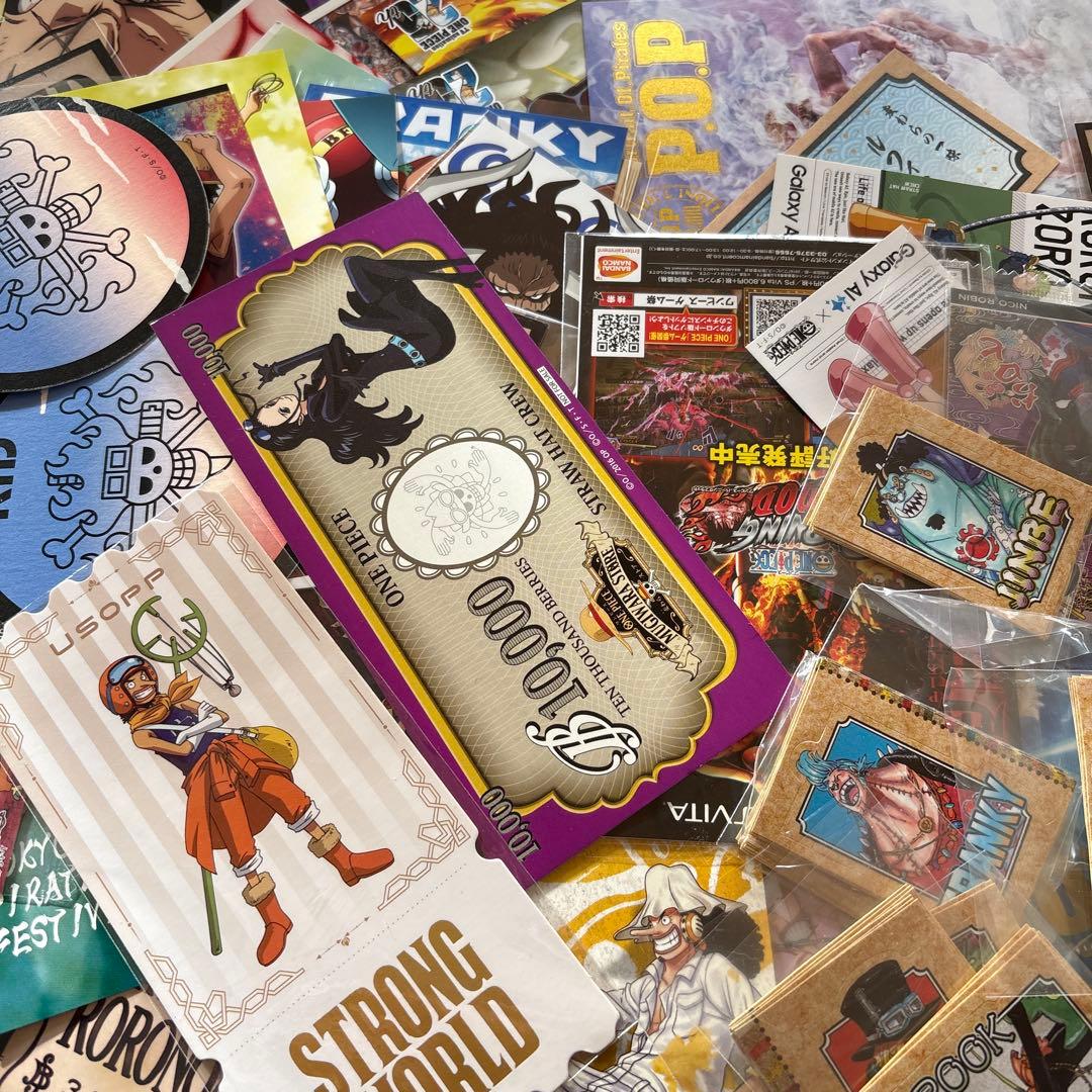 アニメグッズ ワンピース　ONE PIECE 紙類　紙雑貨　大量　まとめ売り