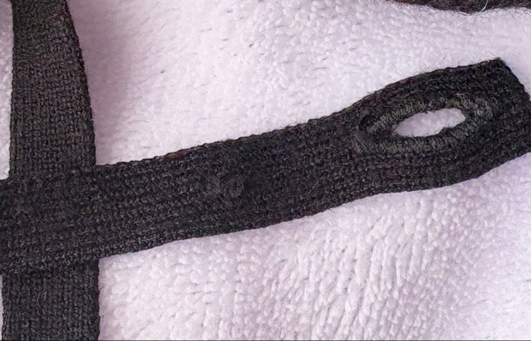 レースチョーカー付き千鳥柄トップス - メルカリ