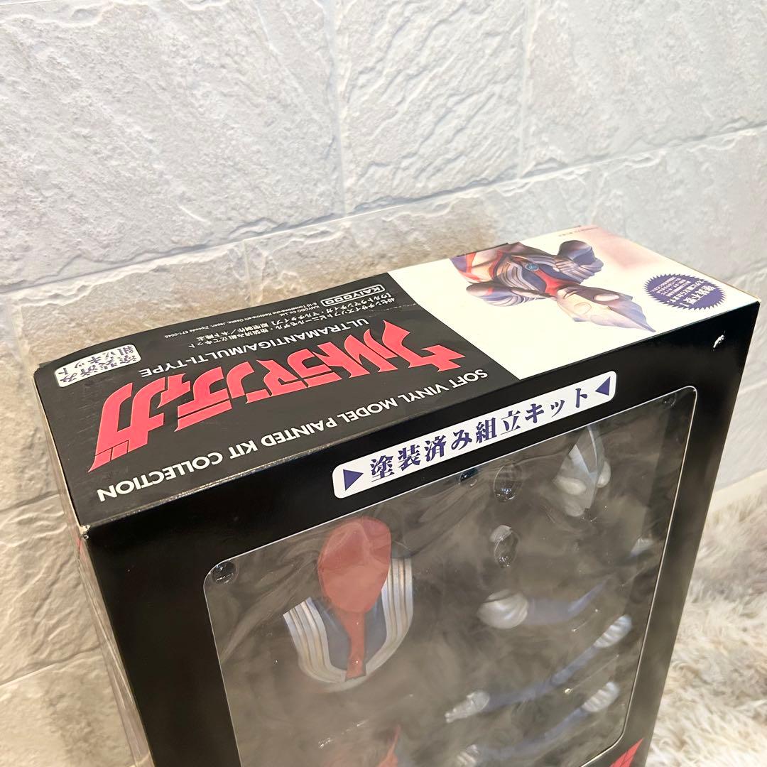 【未使用】海洋堂　メガソフビ　塗装済み組立てキット　ウルトラマンティガ