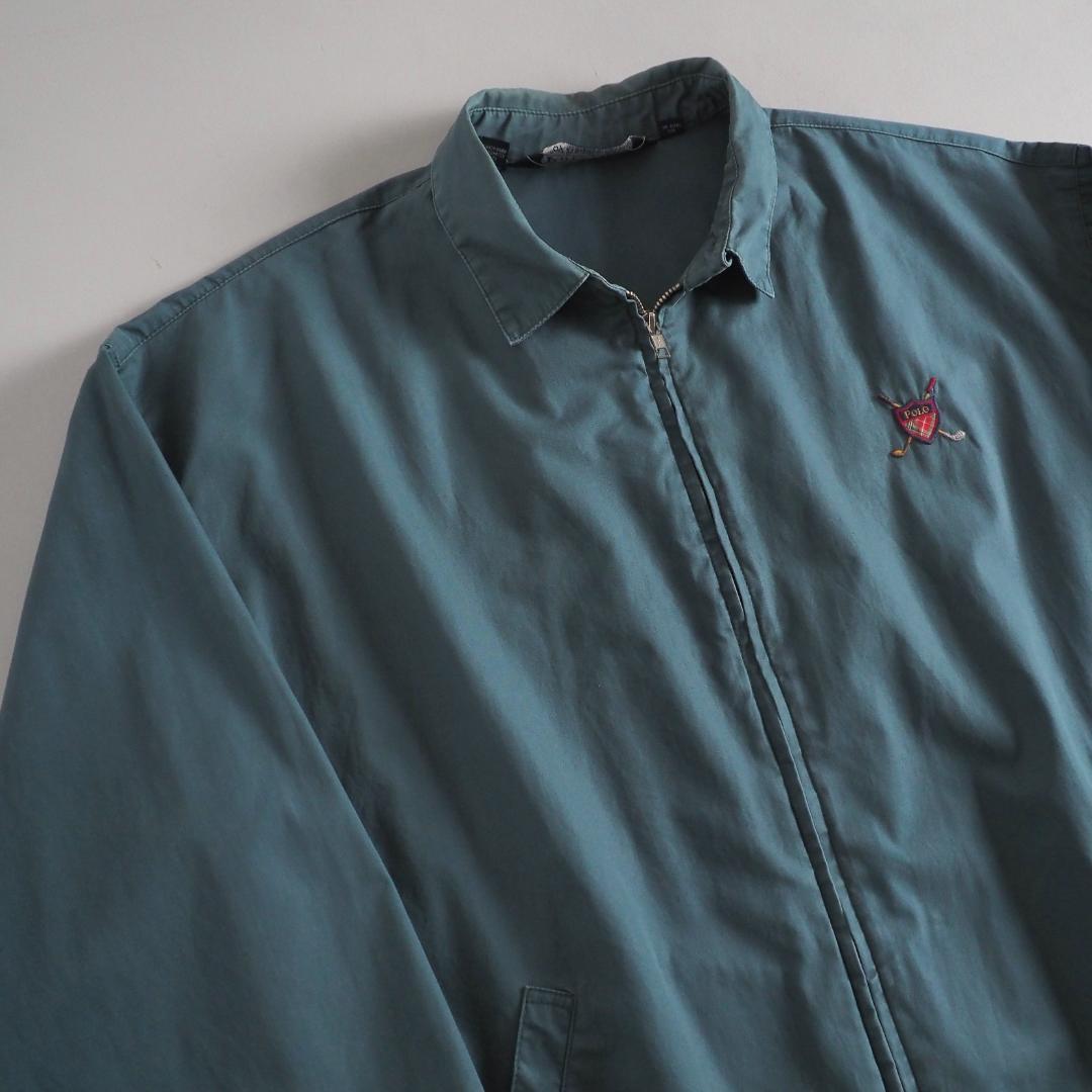 ラルフローレン ブルゾン スイングトップ グリーン エンブレム