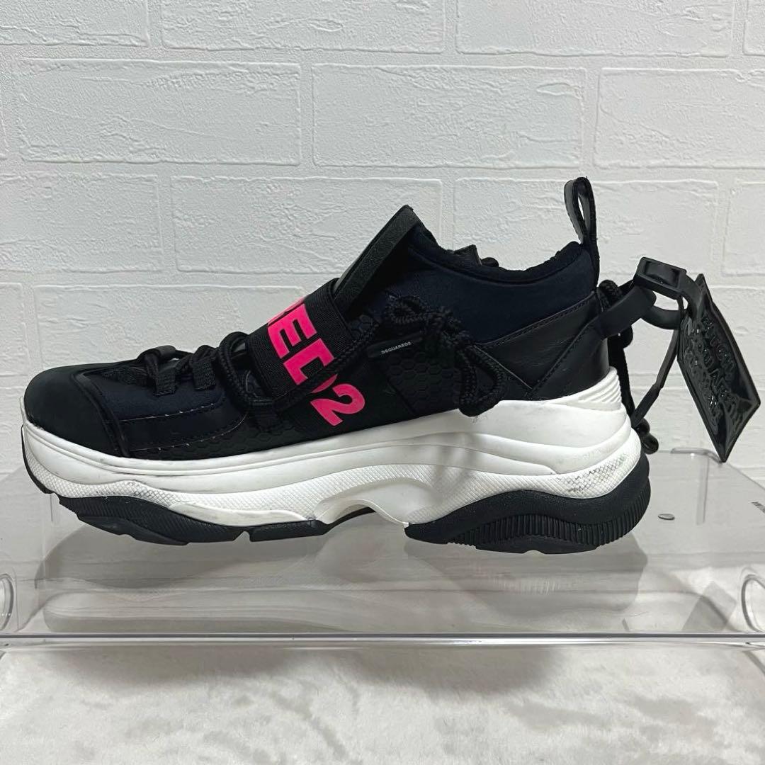 美品✨ディースクエアード2 D-Bumpy 厚底スニーカー 23.0cm