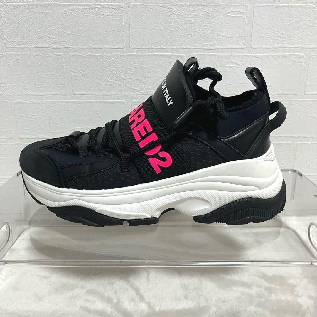 美品✨ディースクエアード2 D-Bumpy 厚底スニーカー 23.0cm