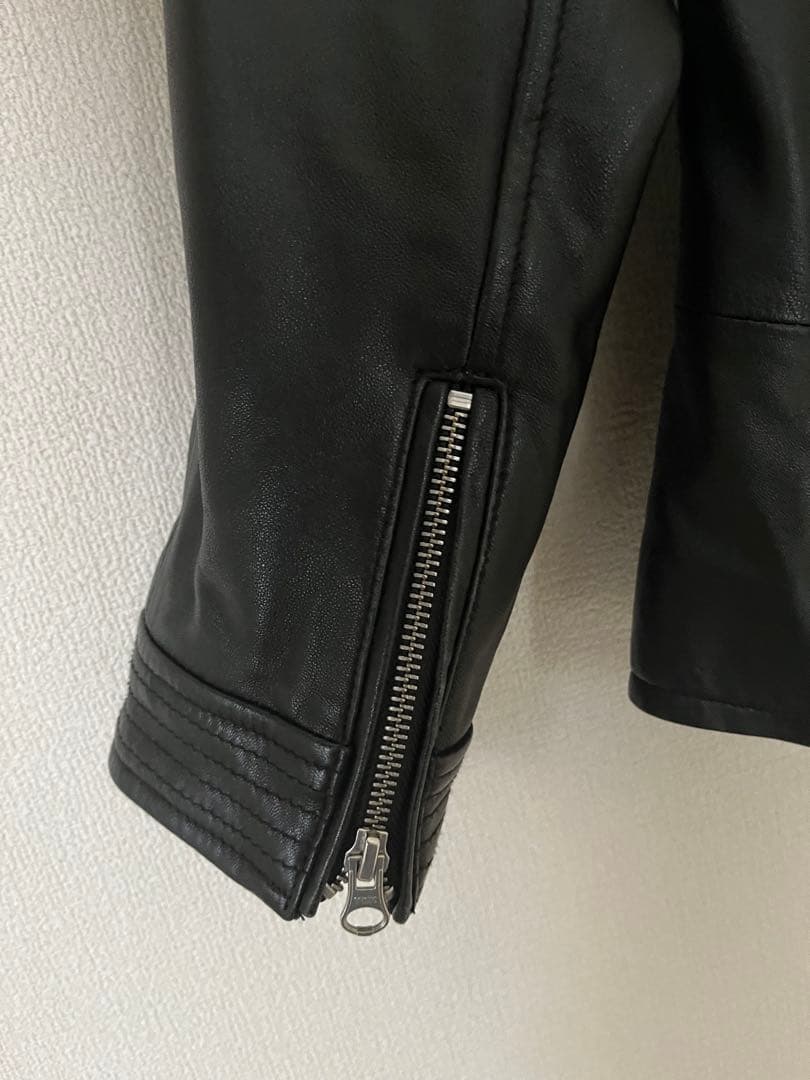 Posh Alma ポッシュアロマ ラムレザーライダースジャケット - メルカリ