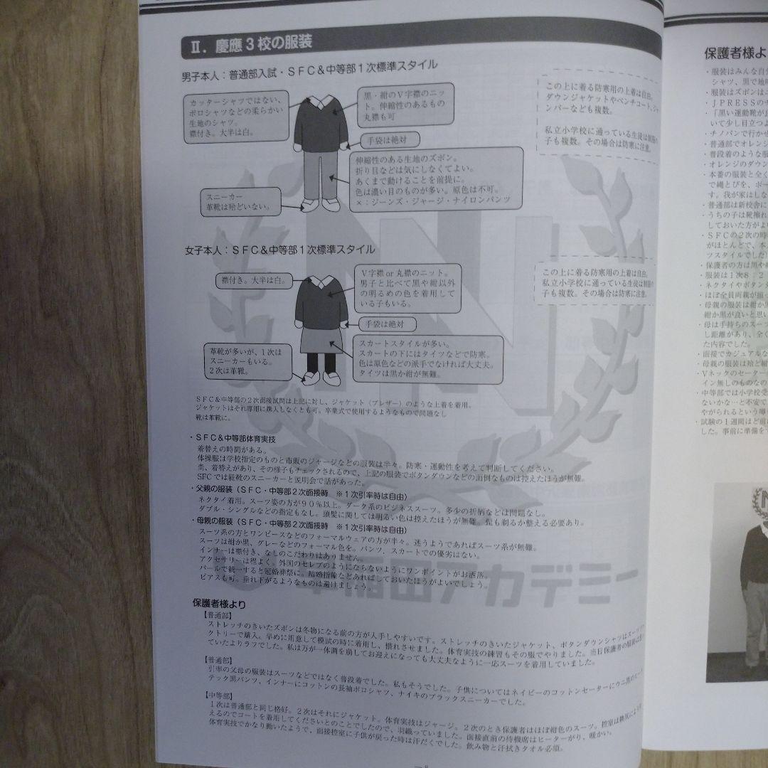 早稲アカ 面接実技対策説明会資料 慶應普通部・慶應湘南藤沢・慶應中等