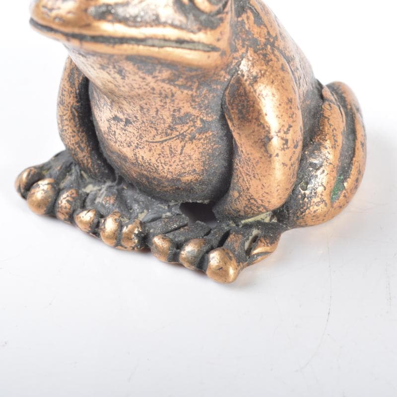 中国 古銅 蛙 紙鎮 置物 3点 N 4218 - メルカリ