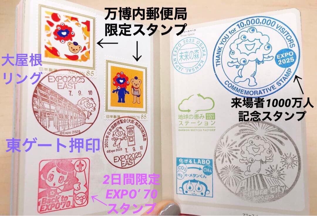 唯一無二! 完全保存版 ☆ R7.7.7 記念押印 1000万人達成 記念 万博