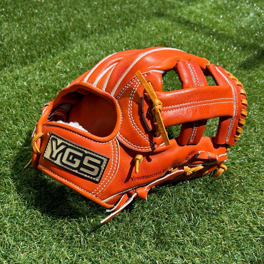 YGS 硬式グラブ EA3 ブラウンオレンジ EA3 ブラウンオレンジ バスケットウェブ バスケットウェブのEA3は