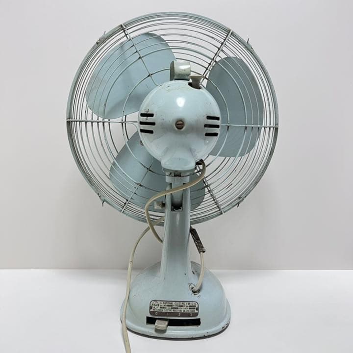 当時物 昭和レトロ 扇風機 鉄扇風機 National ナショナル アンティーク
