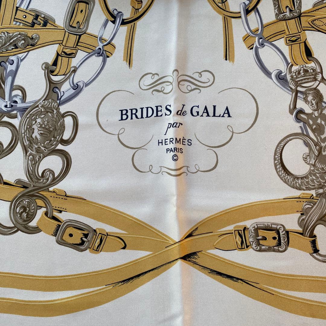 HERMÈS BRIDES de GALA シルクスカーフ - メルカリ