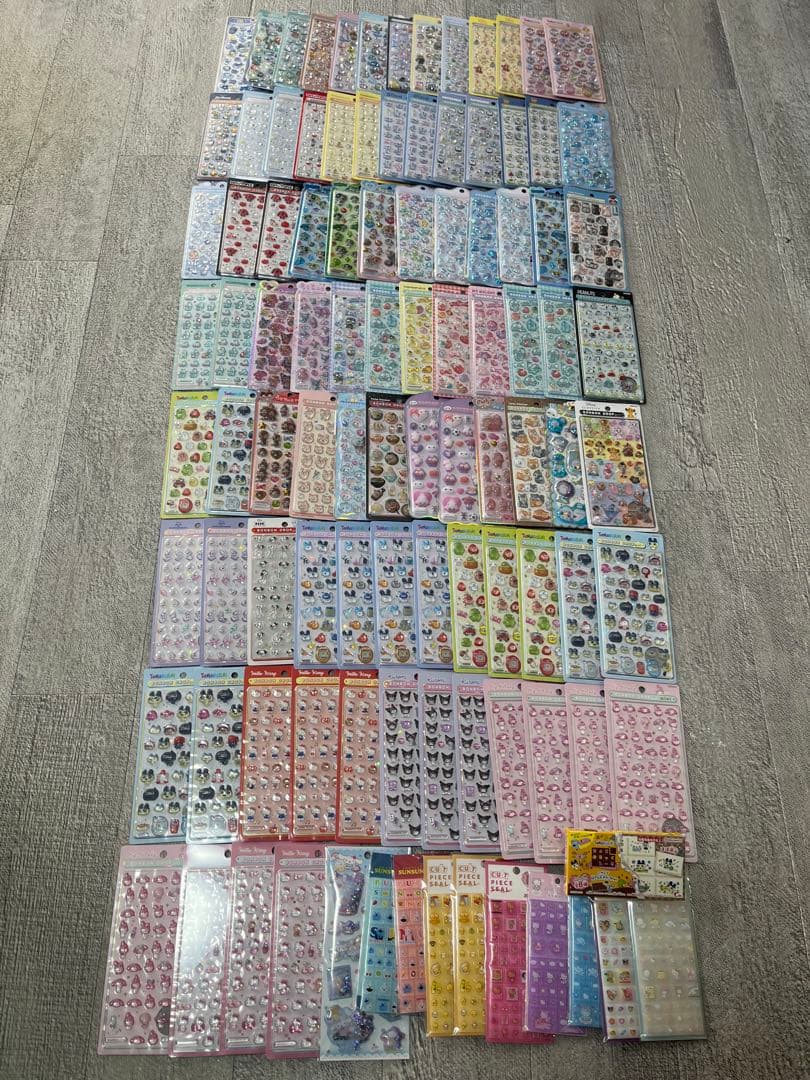 ボンボンドロップシール　まとめ売り　100枚セット