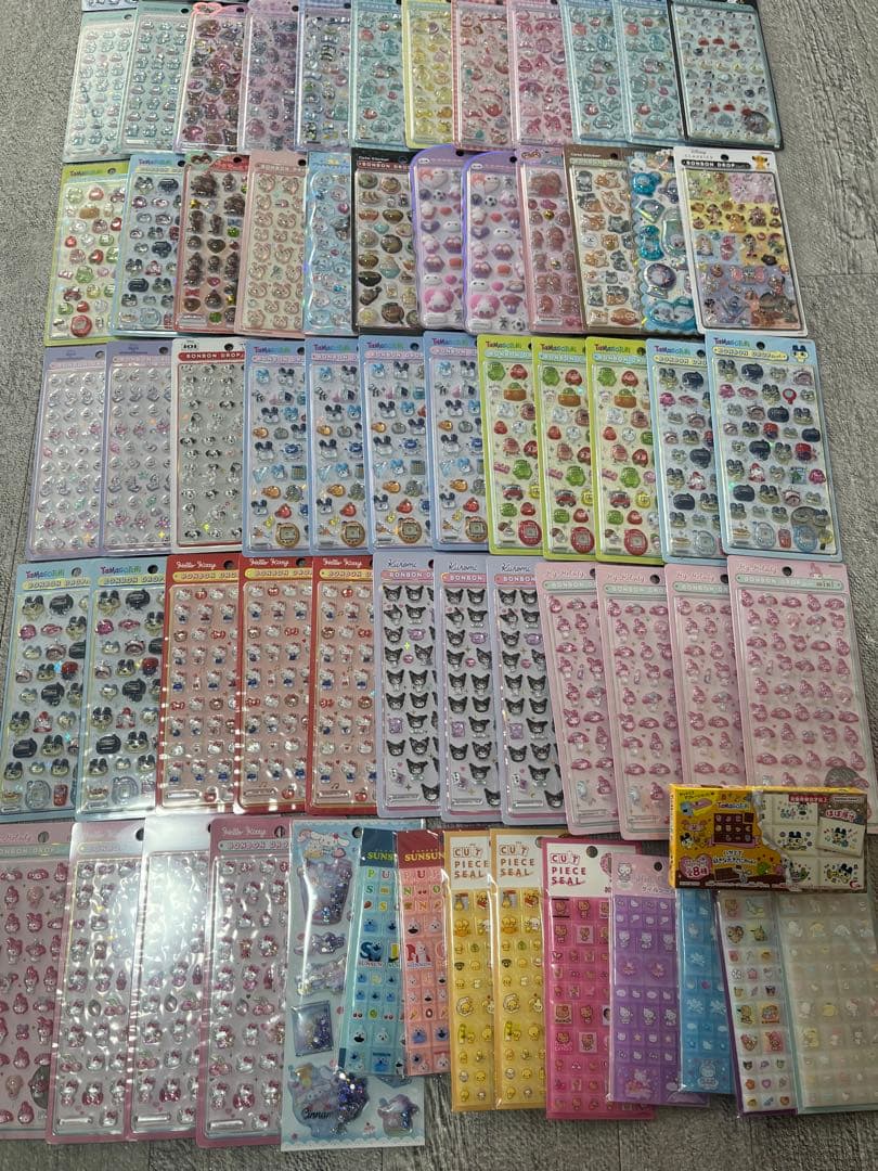 ボンボンドロップシール　まとめ売り　100枚セット