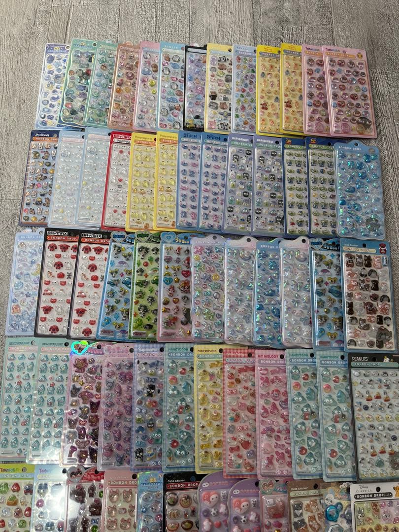 ボンボンドロップシール　まとめ売り　100枚セット