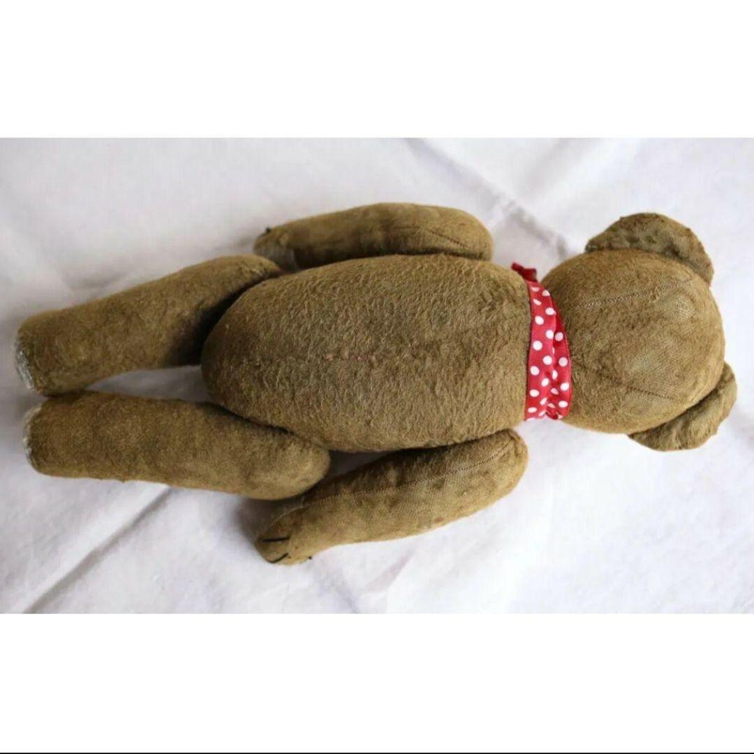 アンティーク 丸顔の古い テディベア フランス