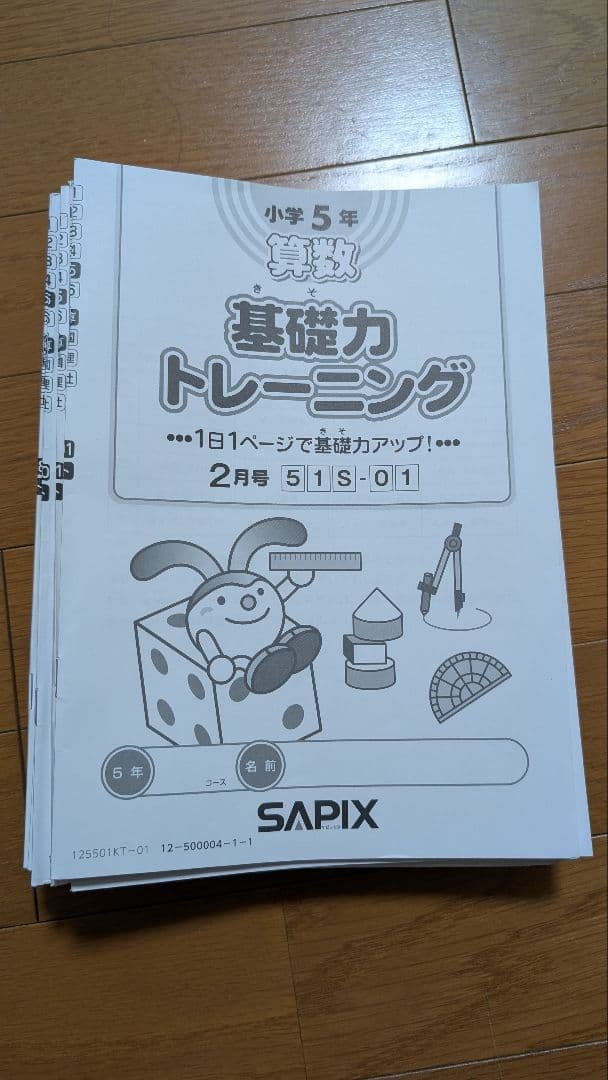 基礎力トレーニング 小学5年 SAPIX 12冊 - メルカリ