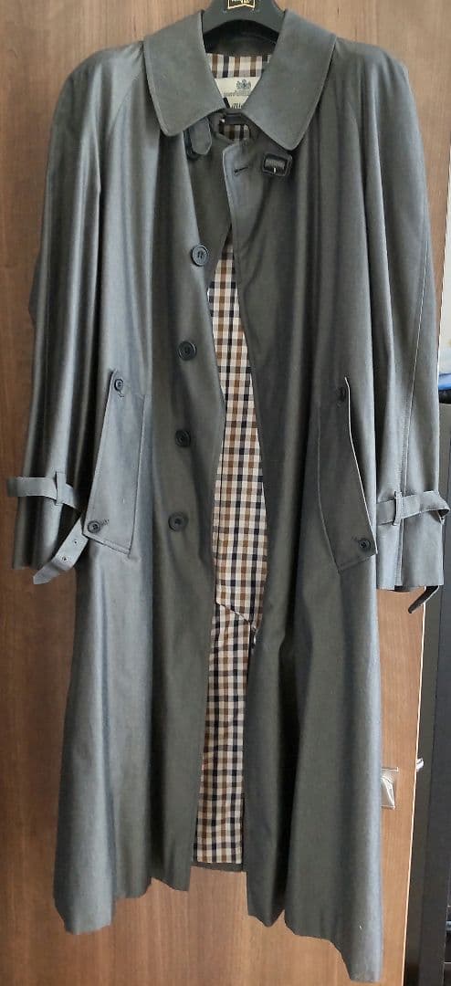 【新品・未使用】Aquascutumトレンチコート 英国製・Cotton100% KINGSWAY トレンチコート（Made in U.K.）
