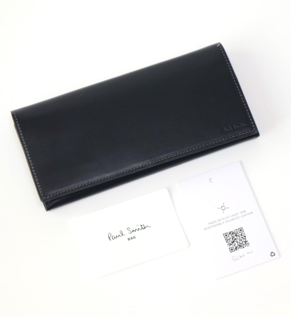 35,新品タグ付き【ポールスミス】現行モデル カメラ刻印 長財布 黒