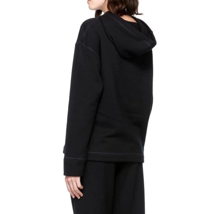 新品 The Row ザ ロウ ザロウ スウェット パーカー S 黒 ブラック