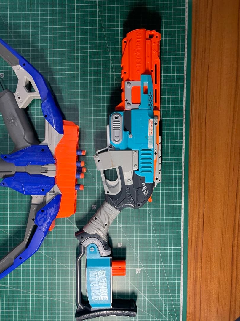 ナーフ ストラトボウ ゾンビストライク スレッジファイア 2丁セット