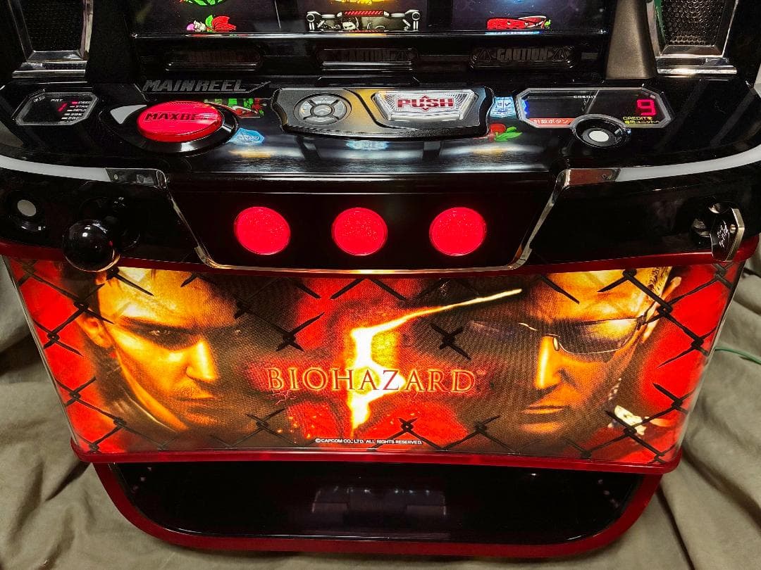 スマスロ Lバイオハザード５ZE☆遊技可能アダプタ取付済実機☆送料無料